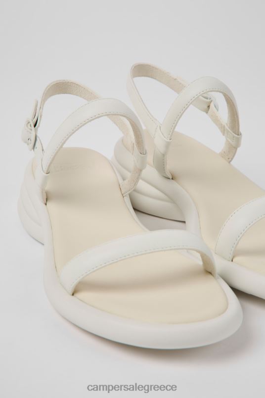 αποκλειστικά γυναικεία σανδάλια από λευκό δέρμα spiro Camper V20TF1011 άσπρο