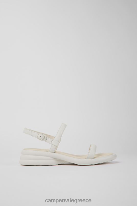 αποκλειστικά γυναικεία σανδάλια από λευκό δέρμα spiro Camper V20TF1011 άσπρο