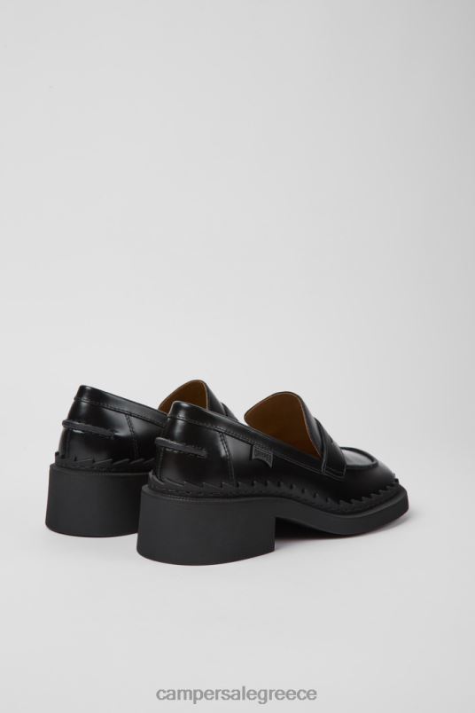 Σχέδιο taylor μαύρα δερμάτινα loafers για γυναίκες Camper V20TF952 μαύρος