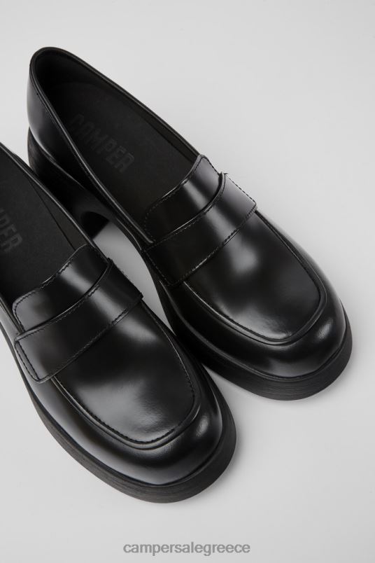 σχεδίασε μαύρα δερμάτινα παπούτσια thelma Camper V20TF949 μαύρος