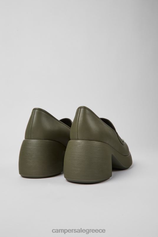 δερμάτινα παπούτσια thelma green για γυναίκες νέες παραλαβές Camper V20TF950 πράσινος
