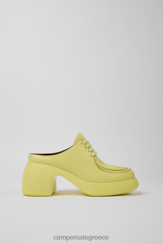 σχεδίαση thelma yellow leather mules για γυναίκες Camper V20TF1097 κίτρινος