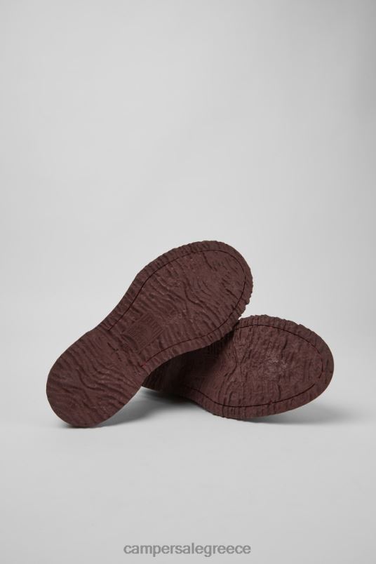 Αποκλειστικά παπούτσια με κορδόνια walden μπορντό Camper V20TF1149 Βουργουνδία