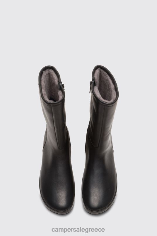 Σχεδιασμός δεξιά μαύρη μεσαία μπότα για γυναίκες Camper V20TF633 μαύρος