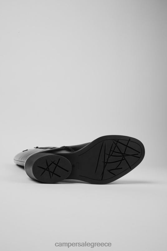 αποκλειστικές γυναικείες ψηλές μπότες bonnie μαύρες δερμάτινες Camper V20TF621 μαύρος