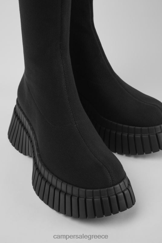 design bcn μαύρες υφασμάτινες μπότες για γυναίκες Camper V20TF619 μαύρος