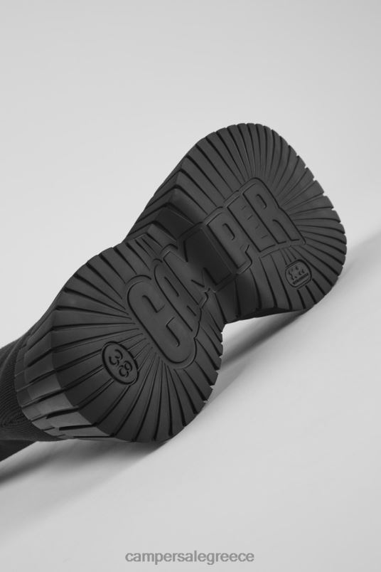 design bcn μαύρες υφασμάτινες μπότες για γυναίκες Camper V20TF619 μαύρος