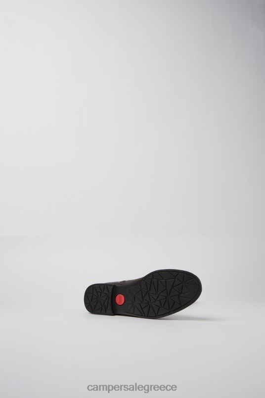 mil σκούρο καφέ δερμάτινες και υφασμάτινες ψηλές μπότες για γυναίκες νέες αφίξεις Camper V20TF631 καφέ