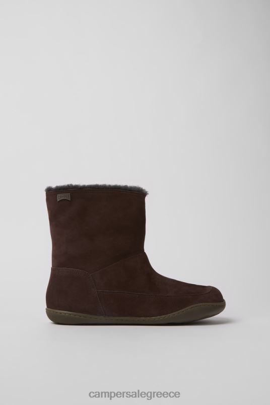 αποκλειστικές γυναικείες μπότες peu καφέ nubuck Camper V20TF630 καφέ