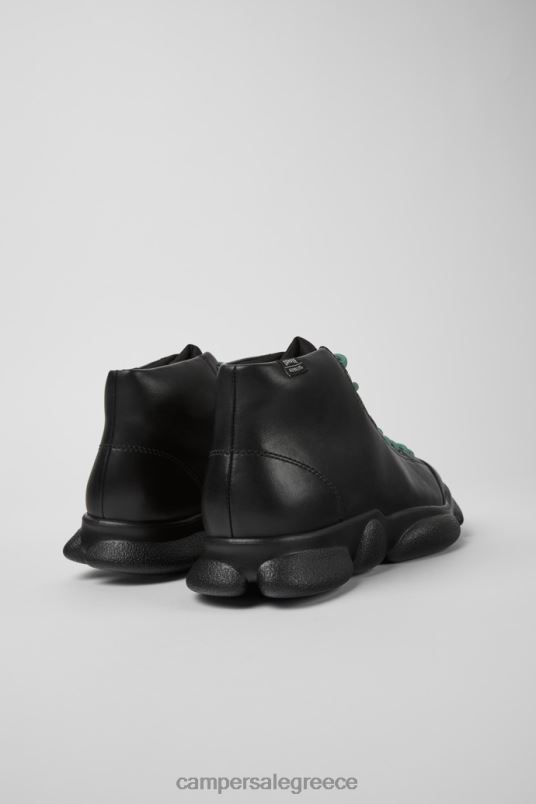 αποκλειστικά γυναικεία αθλητικά παπούτσια από μαύρο καρστικό δέρμα Camper V20TF422 μαύρος