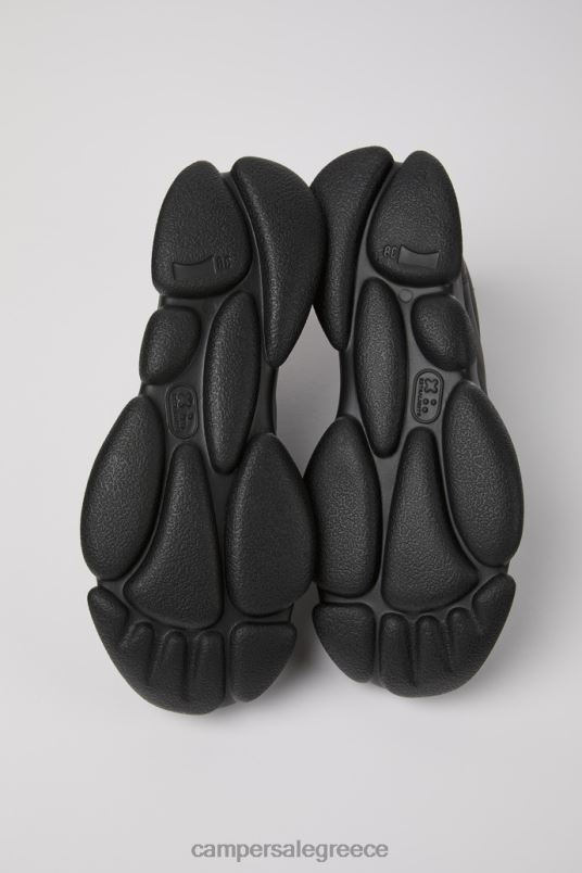 αποκλειστικά γυναικεία αθλητικά παπούτσια από μαύρο καρστικό δέρμα Camper V20TF422 μαύρος