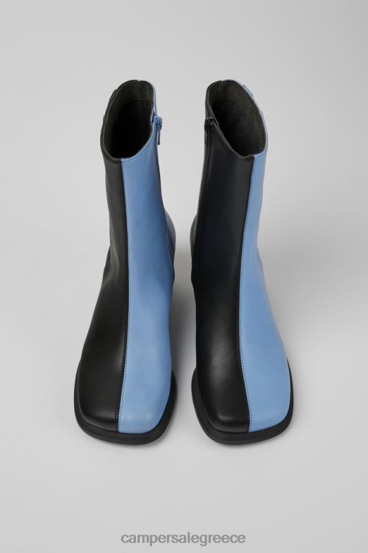 δίδυμα μπλε και μαύρα δερμάτινα μποτάκια για γυναίκες νέες αφίξεις Camper V20TF466 μπλε