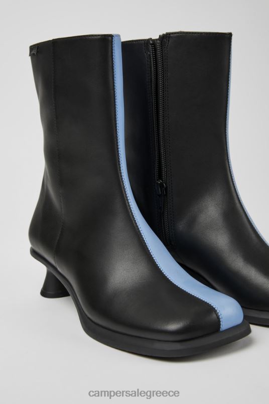 δίδυμα μπλε και μαύρα δερμάτινα μποτάκια για γυναίκες νέες αφίξεις Camper V20TF466 μπλε