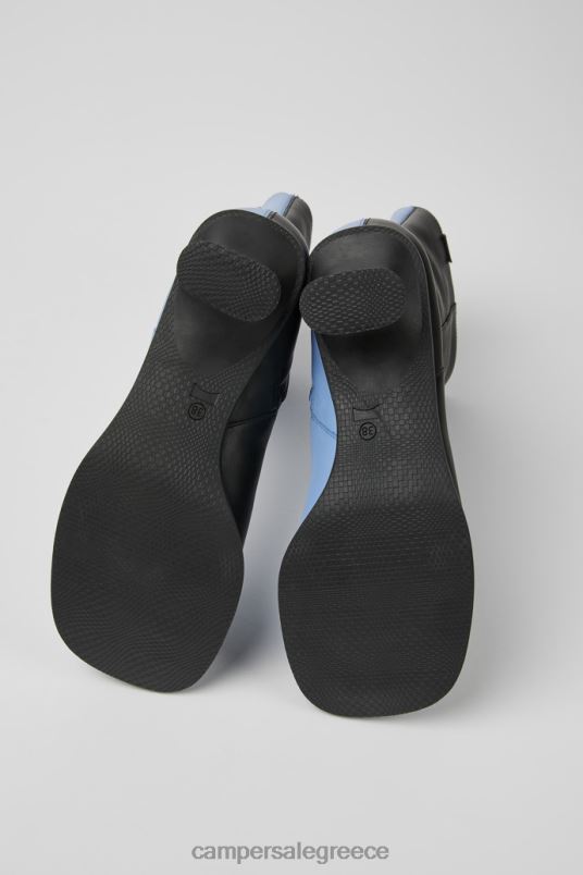 δίδυμα μπλε και μαύρα δερμάτινα μποτάκια για γυναίκες νέες αφίξεις Camper V20TF466 μπλε