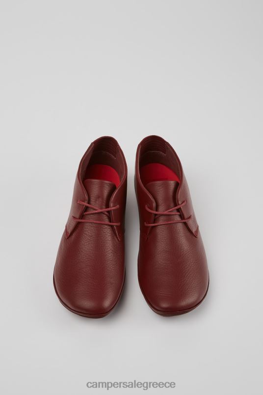δεξιά μπορντό δερμάτινα παπούτσια αποκλειστικά για γυναίκες Camper V20TF523 Βουργουνδία