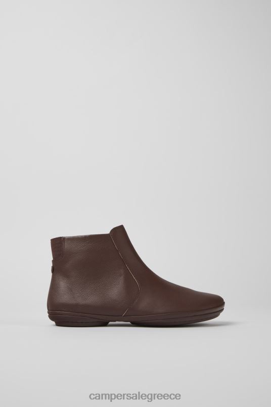 δεξιά μπορντό δερμάτινα μποτάκια για γυναίκες νέες παραλαβές Camper V20TF526 Βουργουνδία