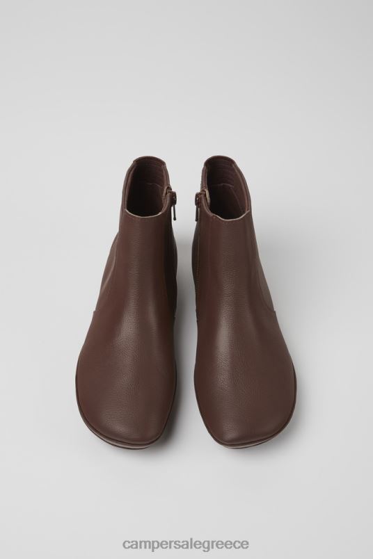 δεξιά μπορντό δερμάτινα μποτάκια για γυναίκες νέες παραλαβές Camper V20TF526 Βουργουνδία