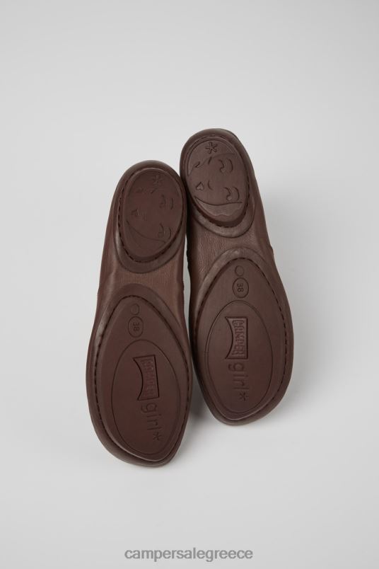 δεξιά μπορντό δερμάτινα μποτάκια για γυναίκες νέες παραλαβές Camper V20TF526 Βουργουνδία