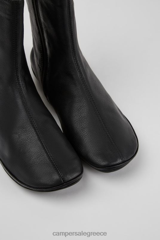 αποκλειστικό δικαίωμα μαύρες δερμάτινες μπότες για γυναίκες Camper V20TF532 μαύρος
