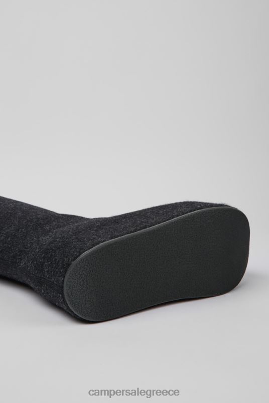 αποκλειστικές γυναικείες ψηλές μπότες από μάλλινες γκρι σκούρο χρώμα Camper V20TF553 γκρί