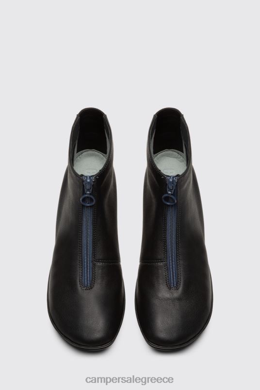 δεξιό μαύρο μποτάκι με φερμουάρ για γυναίκες νέες αφίξεις Camper V20TF579 μαύρος