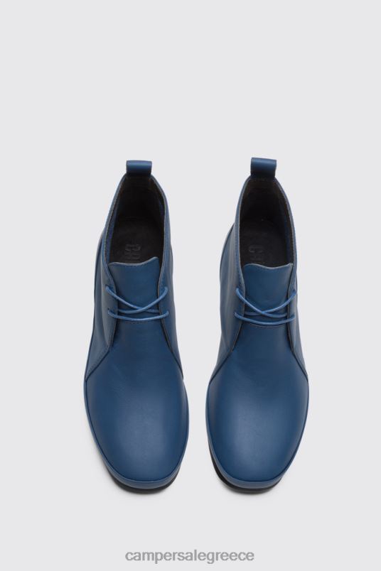 αποκλειστικό μποτάκι εντάξει μπλε με δαντέλα μέχρι τον αστράγαλο για γυναίκες Camper V20TF581 μπλε