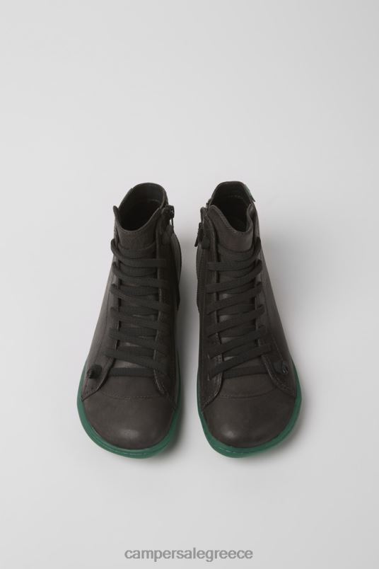 Peu γκρι δερμάτινα μποτάκια για γυναίκες αποκλειστικά Camper V20TF529 γκρί