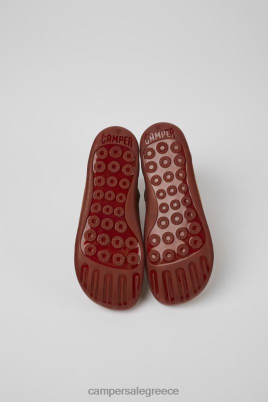 Peu καφέ δερμάτινα μποτάκια για γυναίκες αποκλειστικά Camper V20TF530 καφέ