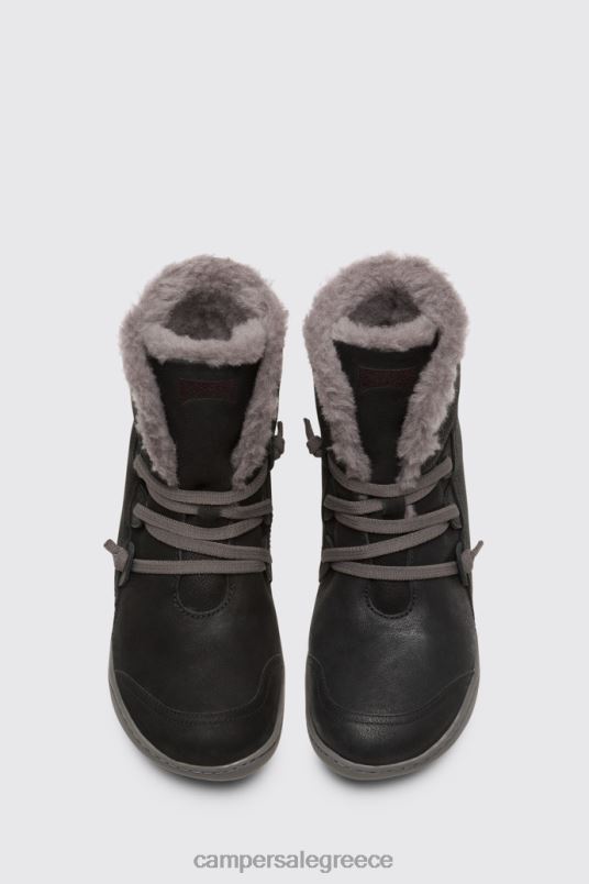 Peu μαύρα μποτάκια για γυναίκες αποκλειστικά Camper V20TF608 μαύρος