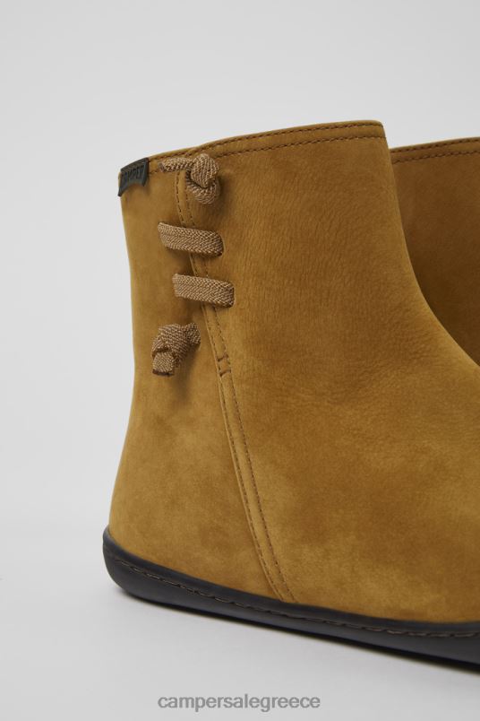 Peu ανοιχτό καφέ nubuck μποτάκια για γυναίκες αποκλειστικά Camper V20TF519 καφέ
