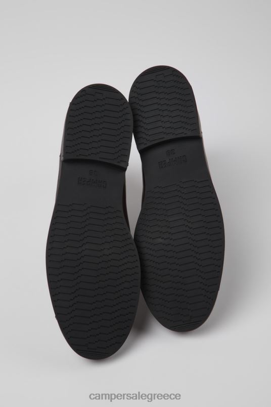 Σχέδιο bowie καφέ δερμάτινα μποτάκια για γυναίκες Camper V20TF545 καφέ