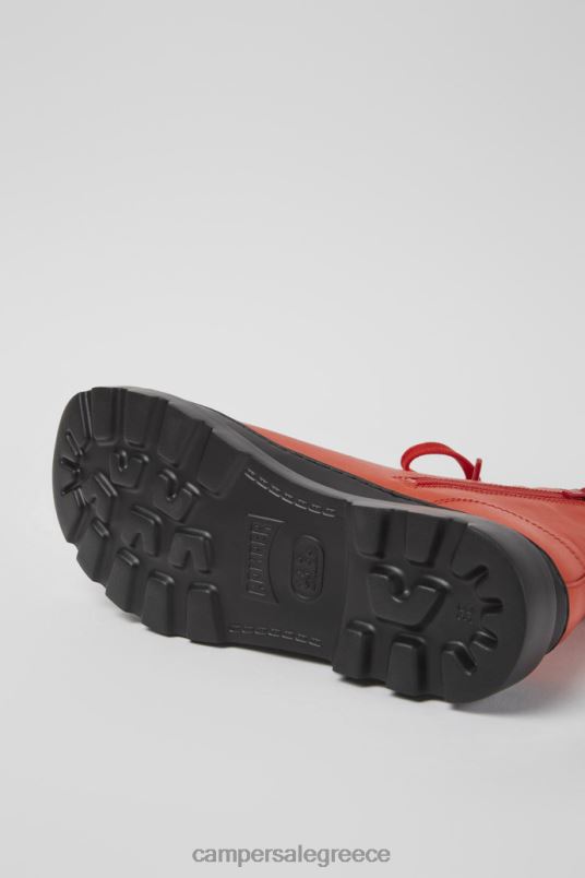 Σχέδιο brutus κόκκινο δερμάτινες μπότες με κορδόνια Camper V20TF574 το κόκκινο