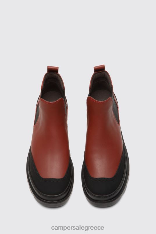 αποκλειστικό brutus κόκκινο-καφέ μποτάκι για γυναίκες Camper V20TF587 το κόκκινο
