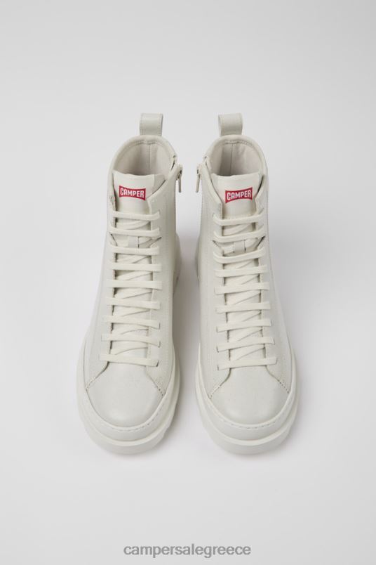 γυναικεία μποτάκια με σχέδιο brutus λευκό mirum Camper V20TF515 άσπρο