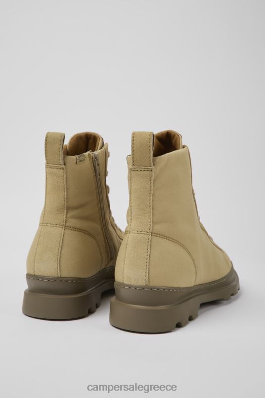 brutus μπεζ υφασμάτινα και nubuck μποτάκια για γυναίκες αποκλειστικά Camper V20TF397 μπεζ