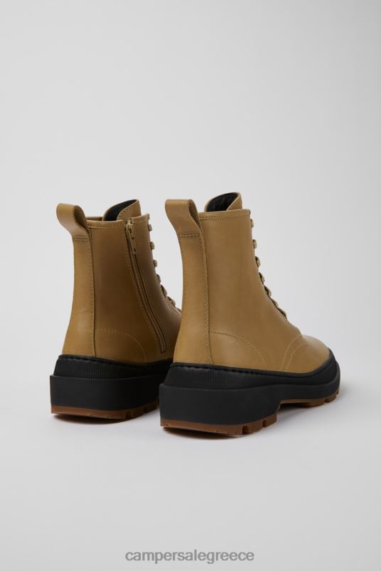 brutus trek michelin μπεζ δερμάτινα μποτάκια για γυναίκες νέες αφίξεις Camper V20TF419 μπεζ