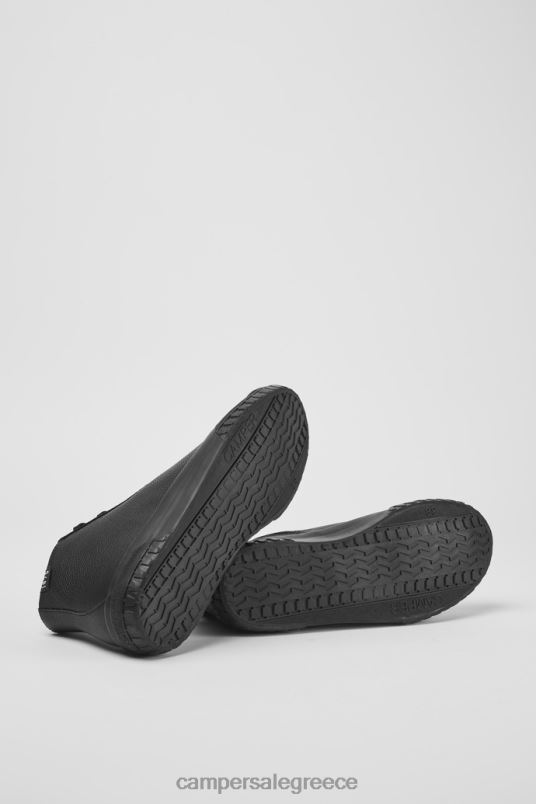 Σχεδίαση γυναικείες μαύρες δερμάτινες μπότες caaleon Camper V20TF591 μαύρος