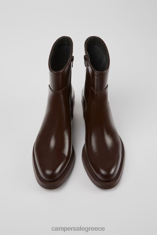 design bonnie σκούρο καφέ μποτάκια για γυναίκες Camper V20TF446 καφέ