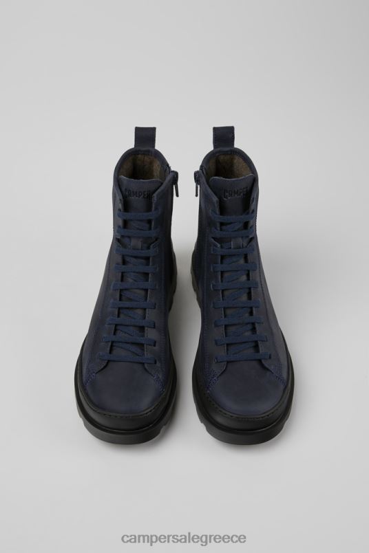 design brutus navy blue nubuck μποτάκια για γυναίκες Camper V20TF436 ΠΟΛΕΜΙΚΟ ΝΑΥΤΙΚΟ