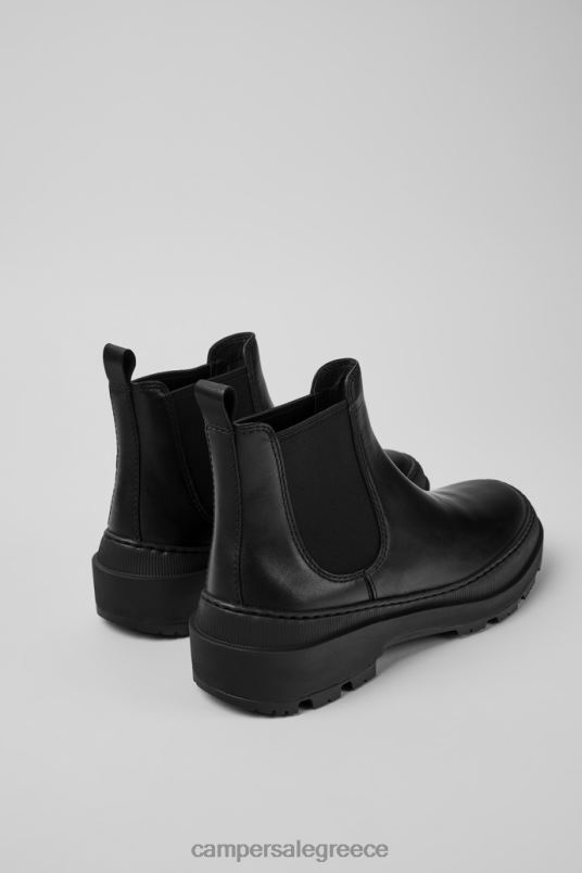 design brutus trek michelin μαύρα δερμάτινα μποτάκια Camper V20TF415 μαύρος