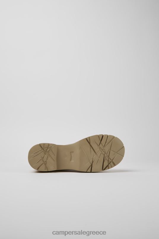 design milah beige δερμάτινες μπότες chelsea για γυναίκες Camper V20TF427 μπεζ
