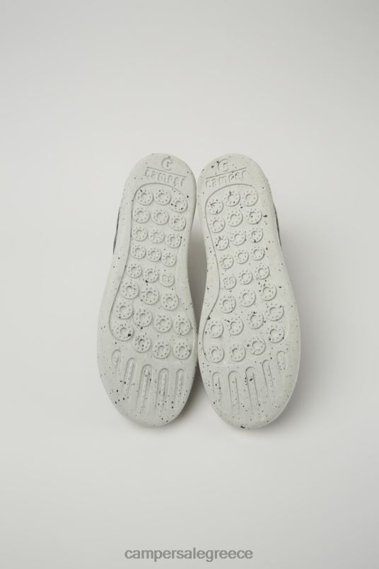 design peu touring γκρι και μαύρα ανακυκλωμένα μάλλινα αθλητικά παπούτσια για γυναίκες Camper V20TF509 γκρί