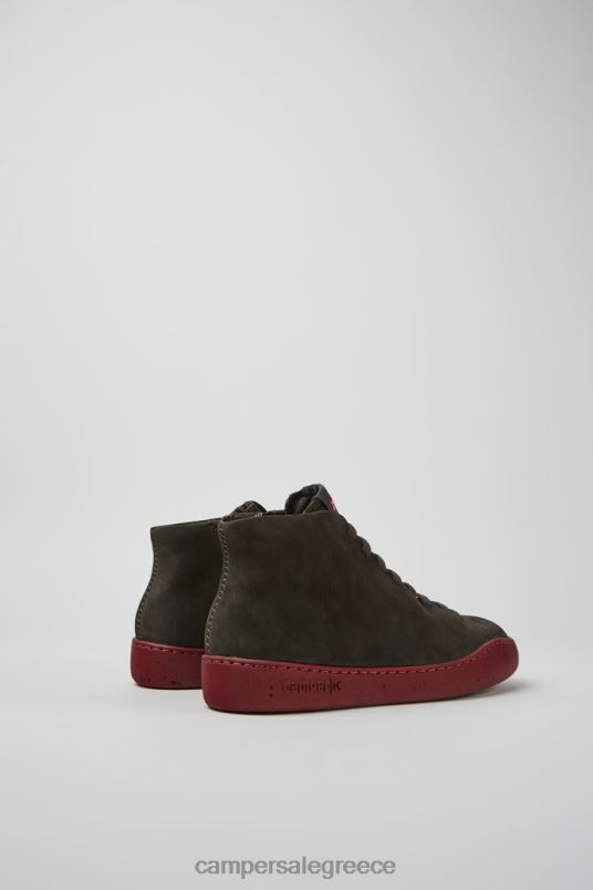 design peu touring γκρι αθλητικά παπούτσια nubuck για γυναίκες Camper V20TF513 γκρί