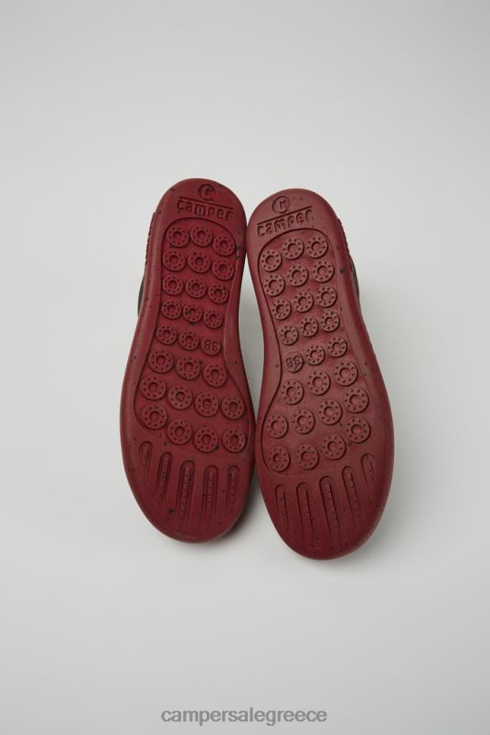 design peu touring γκρι αθλητικά παπούτσια nubuck για γυναίκες Camper V20TF513 γκρί