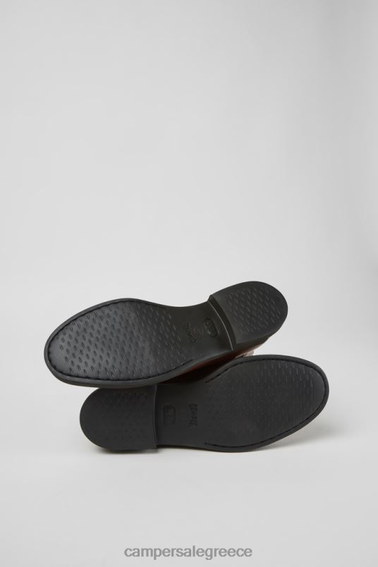 αποκλειστικά μποτάκια από μπορντό δέρμα iman Camper V20TF597 Βουργουνδία