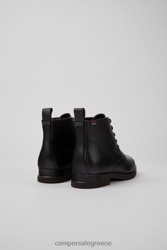 αποκλειστικό iman gore-tex γυναικείο μποτάκι με κορδόνι σε μαύρο χρώμα Camper V20TF504 μαύρος