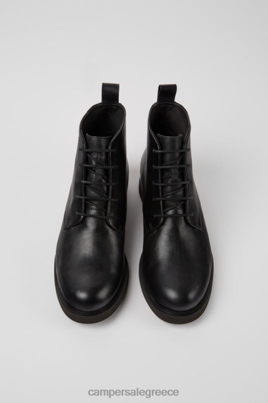 αποκλειστικό iman gore-tex γυναικείο μποτάκι με κορδόνι σε μαύρο χρώμα Camper V20TF504 μαύρος