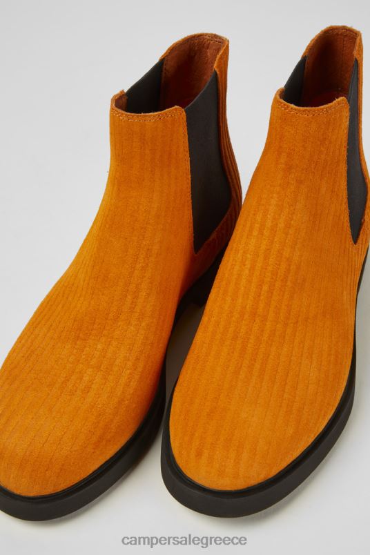 Σχέδιο iman πορτοκαλί μποτάκια nubuck Camper V20TF599 πορτοκάλι