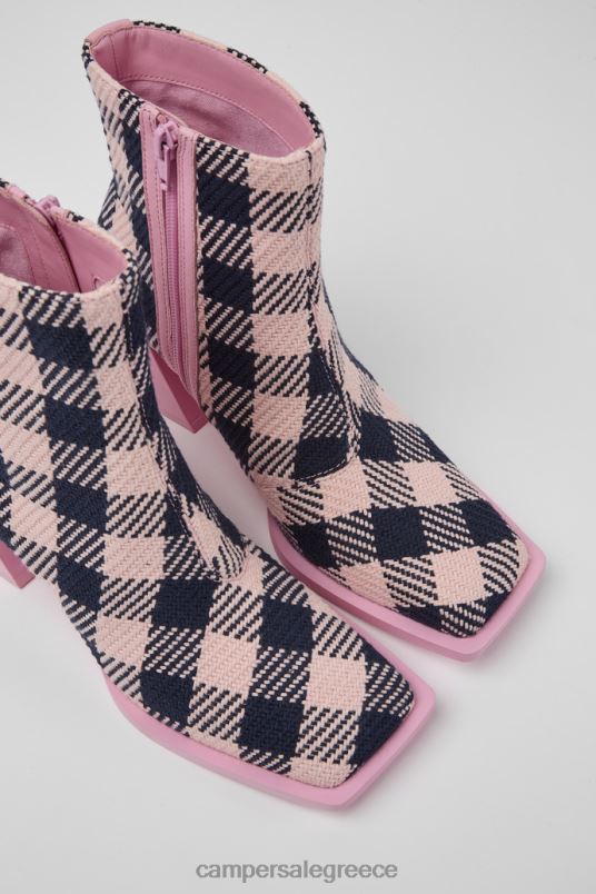 karole ροζ και μαύρες βαμβακερές μπότες για γυναίκες νέες αφίξεις Camper V20TF555 ροζ