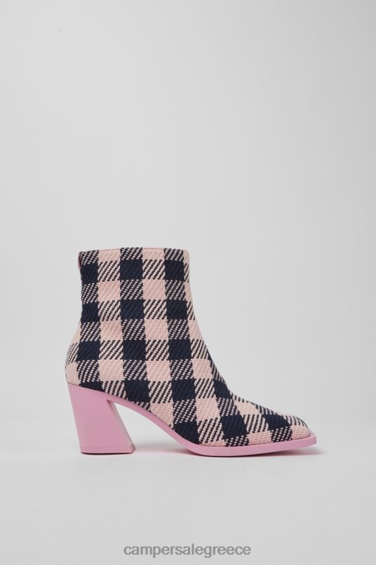 karole ροζ και μαύρες βαμβακερές μπότες για γυναίκες νέες αφίξεις Camper V20TF555 ροζ